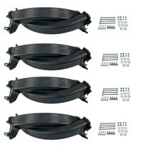 Kit 4x Proteções Da Cremalheira da Bitorneira 400L Menegotti