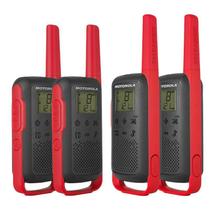 Kit 4X Rádio Comunicador Motorola T210Br 32Km Ht Talkabout