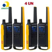 Kit 4x Rádio Comunicador MOTOROLA T470BR 35KM HT TALKABOUT