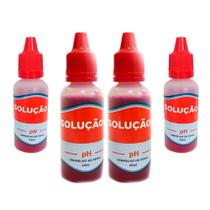 Kit 4x Reagente Medição Teste PH - Vermelho de Fenol Kit 4x Reagente Medição Teste PH - Vermelho de Fenol