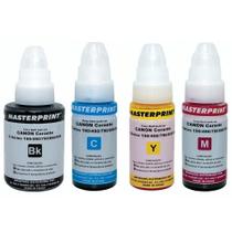 Kit 4x Refil Tinta CYMBK Compatível GI-190 Pixma Maxx G1100 G2100 G3100 G3102