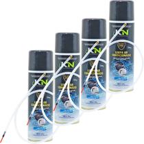 Kit 4X Spray Com Sonda 320ml Limpa Ar Condicionado Higienizador