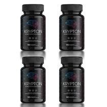 Kit 4x Suplemento Alimentar Krypton Mind Performance - Com Coenzima Q10, Cafeína, Taurina e Creatina - 90 Comprimidos