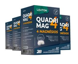 Kit 4x Suplemento Quadrimag (60 cápsulas) - Lauton Kit 4x Suplemento Quadrimag (60 cápsulas) - Lauton
