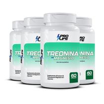Kit 4x Suplemento Treonina de Magnésio 60 cápsulas PRO LIFE