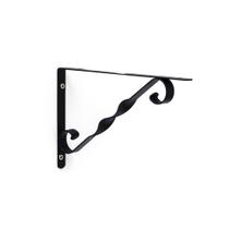 kit 4x Suporte Decorado Mão Francesa para Prateleira 25 cm Preto kit 4x Suporte Decorado Mão Francesa para Prateleira 25 cm Preto