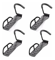 Kit 4X Suporte Gancho Parede Vertical De Pendurar Bicicleta