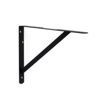 kit 4x Suporte Reforçado Mão Francesa para Prateleira 40 cm Preto kit 4x Suporte Reforçado Mão Francesa para Prateleira 40 cm Preto