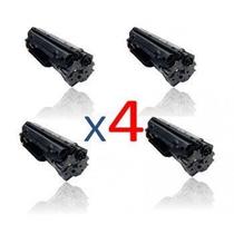 Kit 4x Toner Compatível Cf283a 283a 283 83a M225 M225dw M127