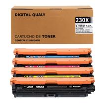 Kit 4x Toner compativel Para 230x Pro 4203dw Pro 4303fdw 4203 4303 Tinta Preto Azul Amarelo Magenta