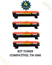 Kit 4x Toner TN-1060 Compativel Para Brother Dcp-1617nw Dcp1617nw