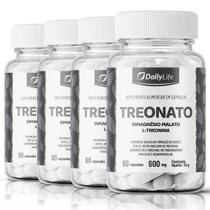 Kit 4x Treonato Dimagnesio Malato + LTreonina DailyLife 600 mg 60 comprimidos