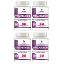 Kit 4x Tri Magnésio (Malato, Taurato, Bisglicinato) 60 Cáps Tuttiflora