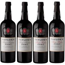 Kit 4x Vinho do Porto Tinto Ruby e Tawny Taylor's Português