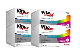 Kit 4x Vita SuprAZ Hair 60 Cápsulas - União Química - Uniao Quimica