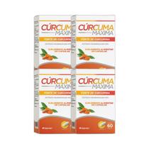 Kit 4x Vitamina Curcuma maxima 60 cps - HERBAMED