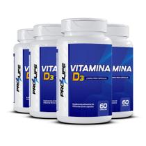 Kit 4x Vitamina D3 2000ui por cápsula 60 cápsulas PRO LIFE