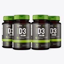 Kit 4x - Vitamina D3 - 70 cápsulas