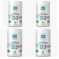 Kit 4x Vitamina D3 Colecalciferol 2000ui 4x60 comprimidos - Vital Natus