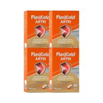 Kit 4x Vitamina Flexigold Artri 60 cps - HERBAMED