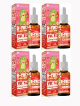 Kit 4x Vitamina Infantil Kids B-trix (Vitamina B12) (20ml) - Flora Nativa Kit 4x Vitamina Infantil Kids B-trix (Vitamina B12) (20ml) - Flora Nativa
