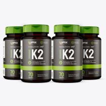 Kit 4x - Vitamina K2 - MK7 - 70 cápsulas