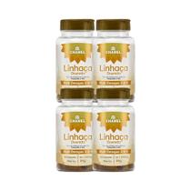 Kit 4x Vitamina Linhaça Dourada 1g 60 Cps - CHAMEL