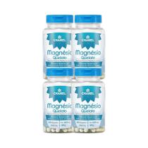 Kit 4x Vitamina Magnesio Quelato 360 mg 60 Cps - CHAMEL