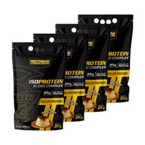 Kit 4x Whey Protein Isolado Iso Blend Complex 2Kg - Pretorian