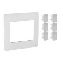 Kit 4x4 6x Interruptor Simples Gamma Silver Orion Schneider