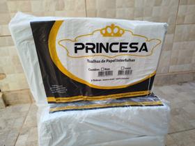 Kit 5.000 folhas papel toalha interfolha branco 100% celulose