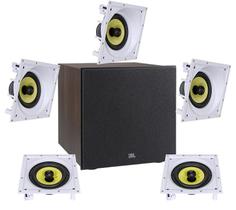 Kit 5.1 JBL 3 cxs CI PLUS 6SA + 2 CI PLUS 6S + Sub 200P