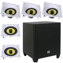 Kit 5.1 JBL 3 cxs CI PLUS 6SA + 2 CI PLUS 6S + Sub CI8P