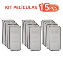 Kit 5 /10/15 Película De Vidro 3D Compativel Para iPhone 16e