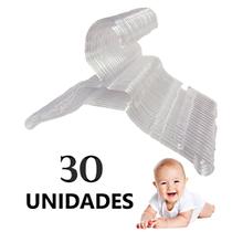 Kit 5/10/20/30/50 Cabide Para Bebê Infantil Coloridos Menina Menino Plástico Acrílico Resistente