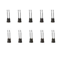 Kit 5 10 20 50 100 Peças Soquete Com Rabicho Para Pendente 110/220v Preto