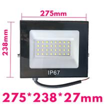 Kit 5 10 Refletor LED 400W 500W Branco Frio 6500k Granfei Holofote IP67