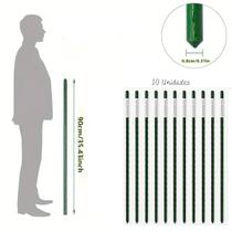 Kit 5 a 10 Tutores hastes bastão de sustentação 60, 75, 90,100 e 120cm para plantas trepadeiras