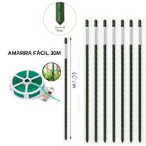 Kit 5 a 10 Tutores hastes bastão de sustentação 60, 75, 90,100 e 120cm para plantas trepadeiras