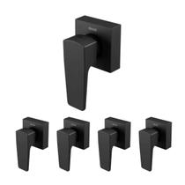 Kit 5 Acabamento P/ Base 1/2 Lift Chroma Onix Docol Kit 5 Acabamento P/ Base 1/2 Lift Chroma Onix Docol