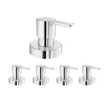 Kit 5 Acabamento P/ Registro Gali 1/2, 3/4 E 1 Docol