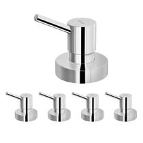 Kit 5 Acabamento Registro Loggica P/ Base 1/2 Docol