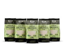 Kit 5 Açúcar Orgânico Itajá Cristal 1kg Natural e Sem Refinamento Kit 5 Açúcar Orgânico Itajá Cristal 1kg Natural e Sem Refinamento