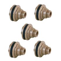 Kit 5 Adaptador Com Flange Soldavel Marrom 32x1 Caixa Dágua Kit 5 Adaptador Com Flange Soldavel Marrom 32x1 Caixa Dágua