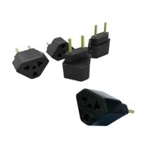 Kit 5 Adaptador De Tomada Padrão Novo E Antigo Universal 10 e 20 Amperes