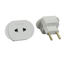 Kit 5 Adaptador Tomada 2 Pinos Redondo 2 Pinos Universal Redondo/Chato 10A Cores Variadas InterNEED Kit 5 Adaptador Tomada 2 Pinos Redondo 2 Pinos Universal Redondo/Chato 10A Cores Variadas InterNEED