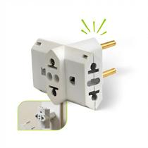 Kit 5 Adaptador Tomada T Benjamin Universal 10a 20a Amperes Kit 5 Adaptador Tomada T Benjamin Universal 10a 20a Amperes