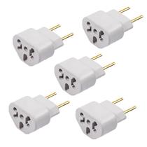 Kit 5 Adaptadores De Tomada 10A / 20A 250V Energia