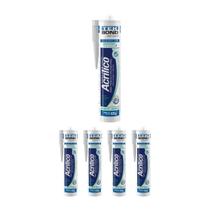 Kit 5 Adesivo Acrilico Trinca Rachadura 425g Brco Tekbond