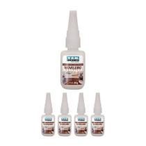 Kit 5 Adesivo Instantâneo Moveleiro 20g Tekbond Kit 5 Adesivo Instantâneo Moveleiro 20g Tekbond